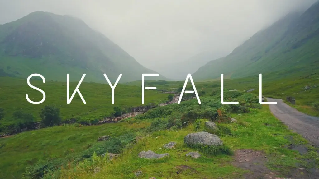 James Bond Skyfall Scotland Filming Locations