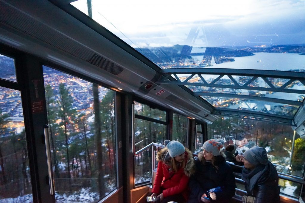 Bergen In A Nutshell: 20 Unmissable Things To Do In Bergen Norway! 7 People On Fløibanen Funicular bergen sightseeing